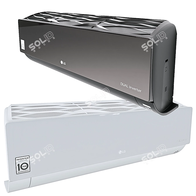 LG ARTCOOL Mirror Air Conditioner 3D model image 1