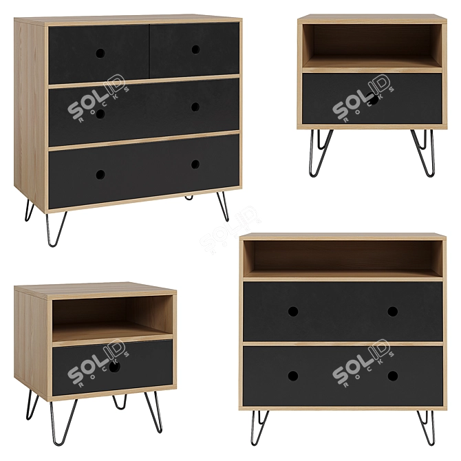 Cleon Collection - Modern and Stylish Storage 3D model image 1