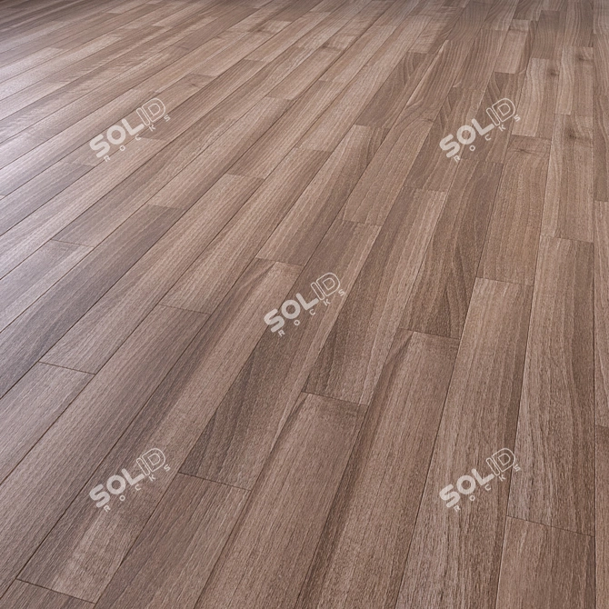 High-Quality 3D Wooden Parquet 3D model image 2