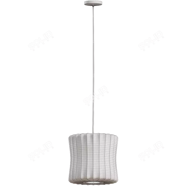 Modern Bubble Pendant Light Fixture 3D model image 2