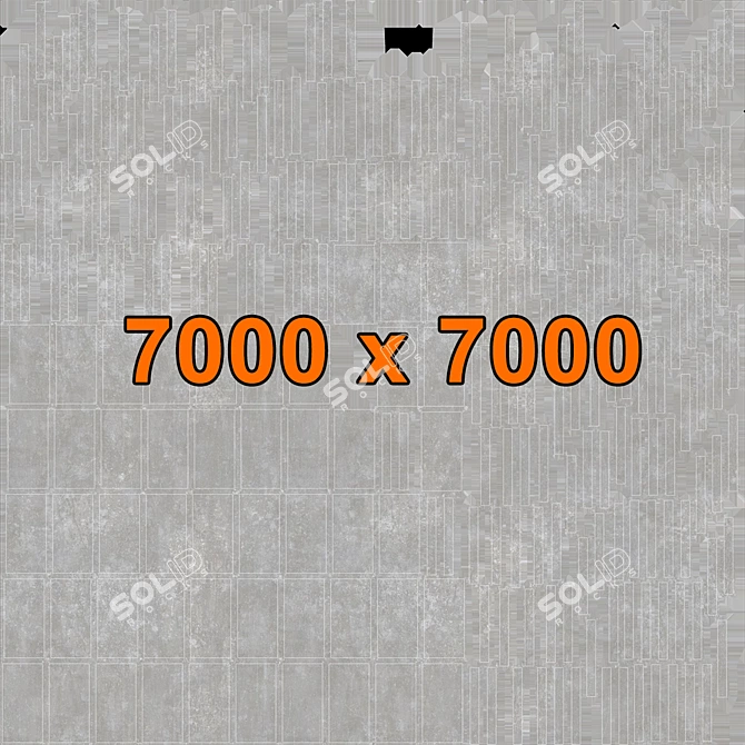 Modern Polygon Tile with Textures 3D model image 6