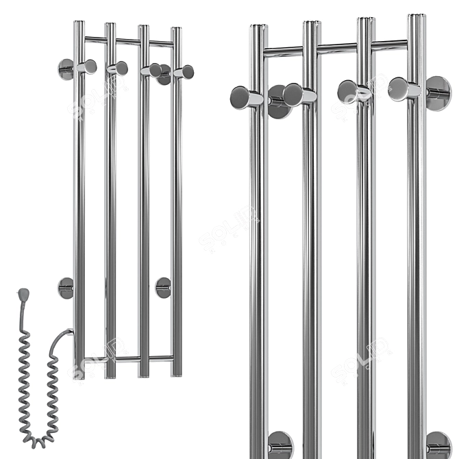 Electric Towel Warmer Domoterm Tango 3D model image 1