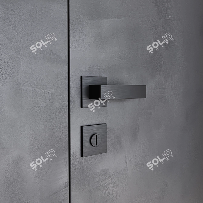 Sleek Mount Doors Collection 3D model image 2