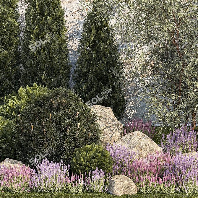 Alpine Garden Collection Kit 3D model image 3