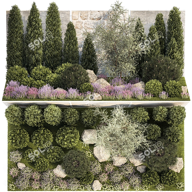 Alpine Garden Collection Kit 3D model image 6