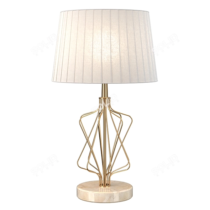 Modern Table Lamp Arte Lamp Fire 3D model image 2