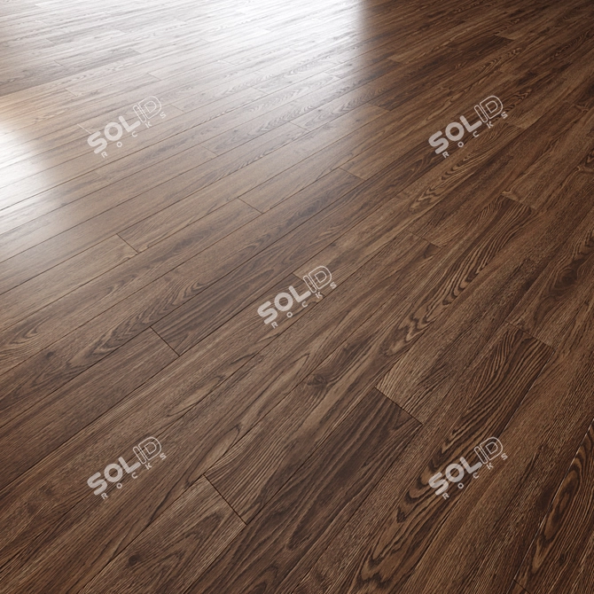 Premium Oak Parquet Flooring Pack 3D model image 4