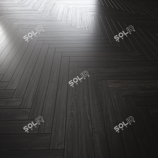 Premium Oak Parquet Flooring Pack 3D model image 6