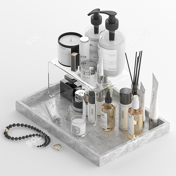 Chic Beauty Deco Set, Vray/Corona 3D model image 3