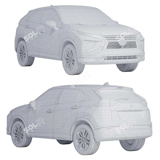 Mitsubishi Eclipse Cross Model Archive 3D model image 3