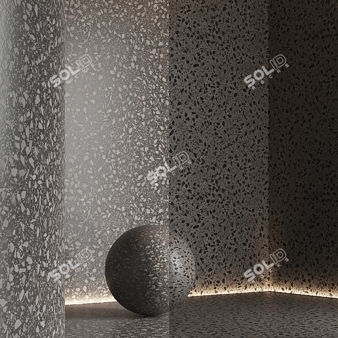 Terrazzo Seamless Marble Texture 11 3D model image 5