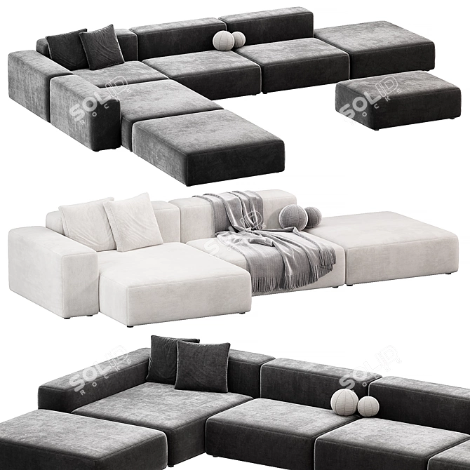 Outdoor Modular Sofa Island | Lapalma 3D model image 2