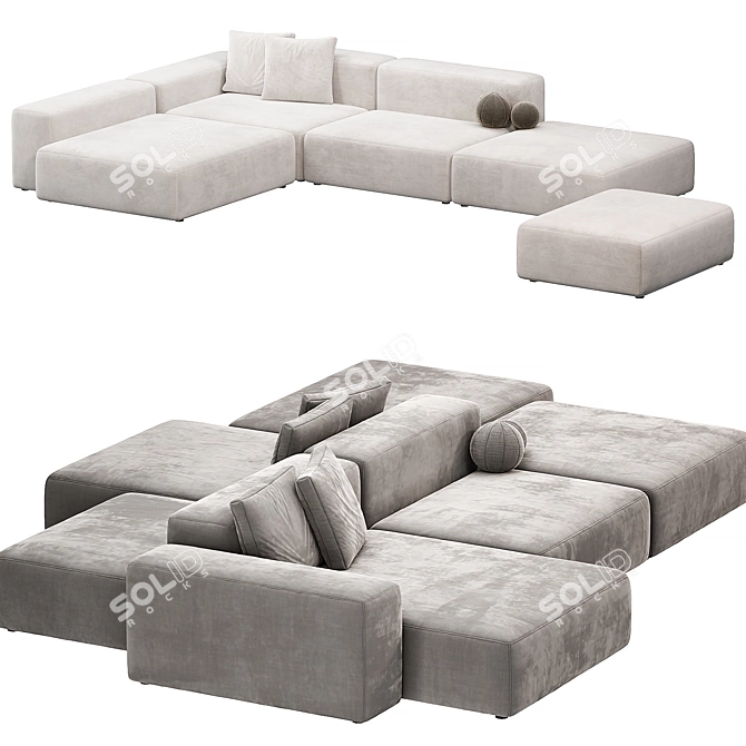 Outdoor Modular Sofa Island | Lapalma 3D model image 3