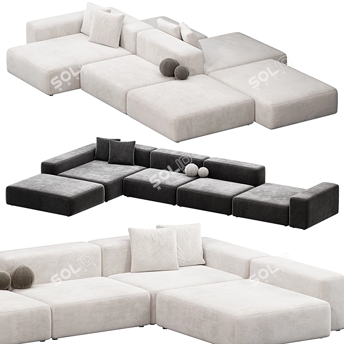 Outdoor Modular Sofa Island | Lapalma 3D model image 4