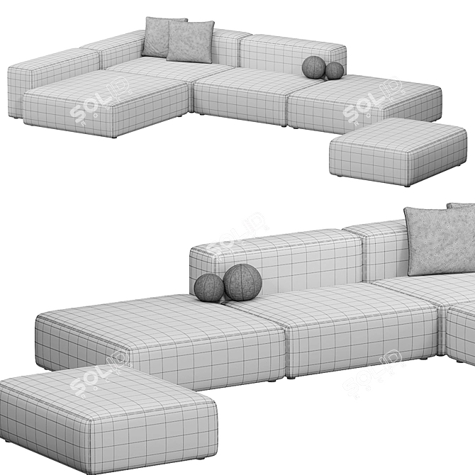 Outdoor Modular Sofa Island | Lapalma 3D model image 6