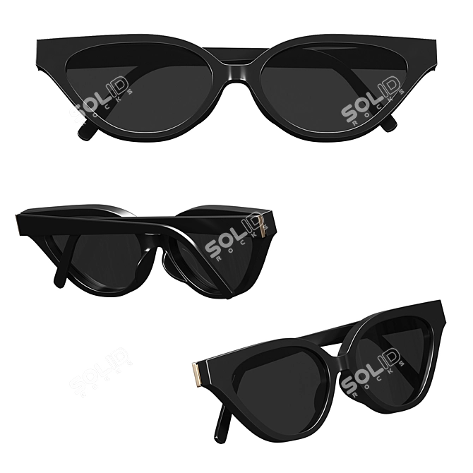 Decor Set: Bag, Sunglasses, Mug 3D model image 3