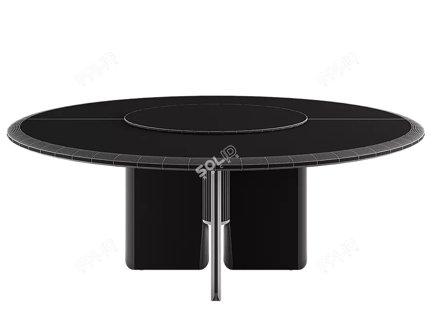 Rustic Dining Table - Faifo 3D model image 6