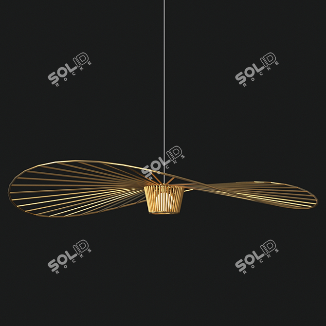 Ethereal Graphic Vertigo Pendant Adaptation 3D model image 2