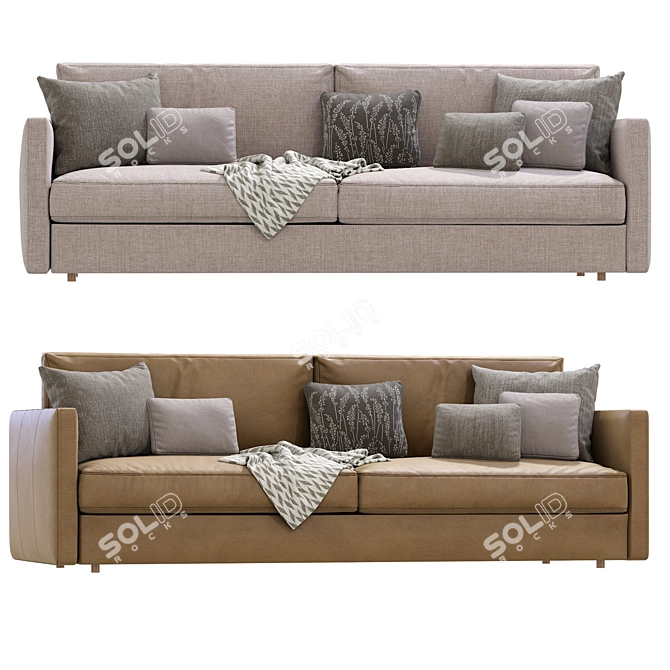 Harris Sofa Modern Design Unique 3D model image 1