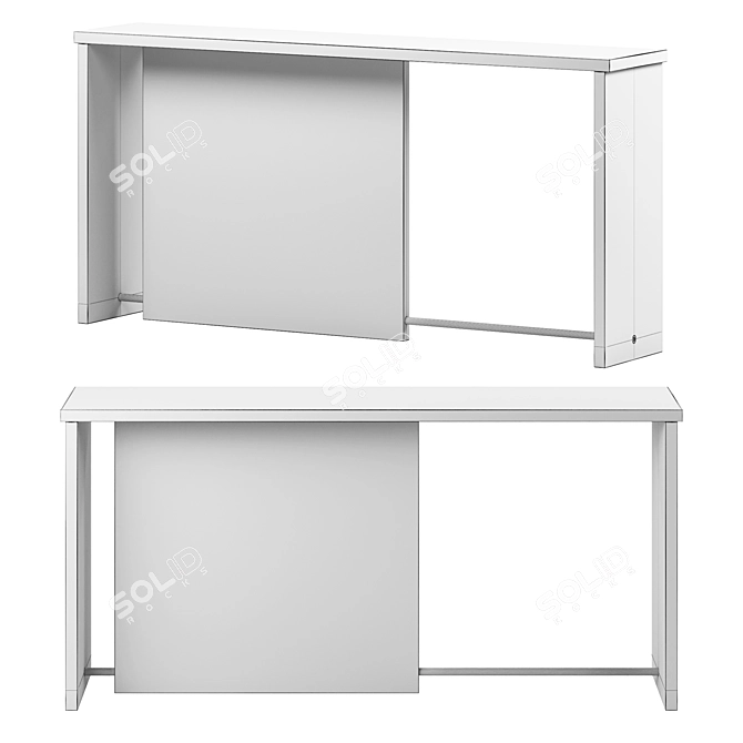 Modern SEGMENT Console Table 3D model image 2