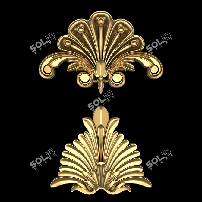 Luxury 3D Ornament Modeling Kit 3D model image 1