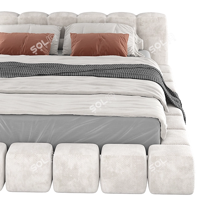 Italian Pixel Bed 3D Model 3D model image 3