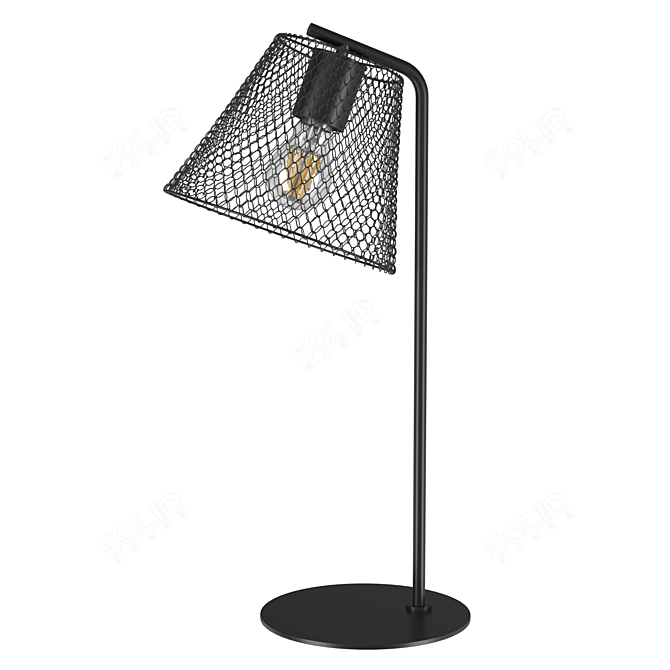 Modern Table Lamp Hiper Grid 3D model image 1