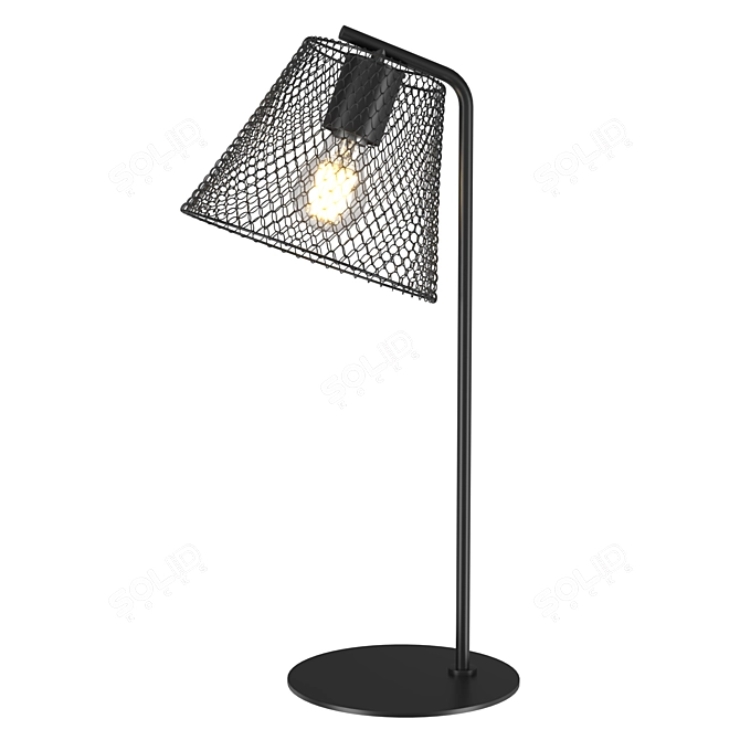 Modern Table Lamp Hiper Grid 3D model image 2