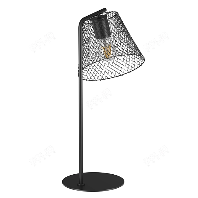 Modern Table Lamp Hiper Grid 3D model image 3