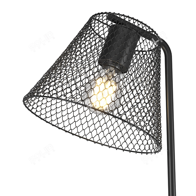 Modern Table Lamp Hiper Grid 3D model image 4