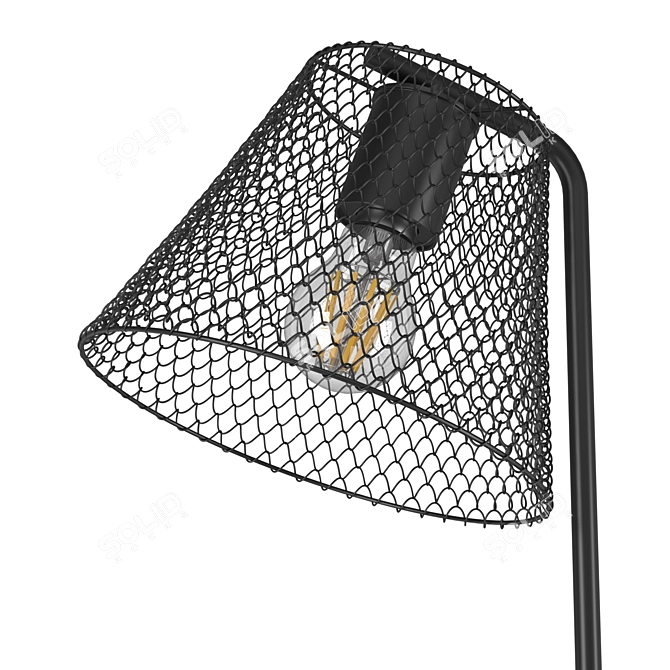 Modern Table Lamp Hiper Grid 3D model image 5