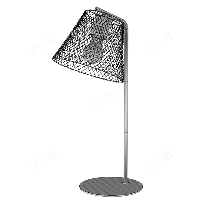 Modern Table Lamp Hiper Grid 3D model image 7