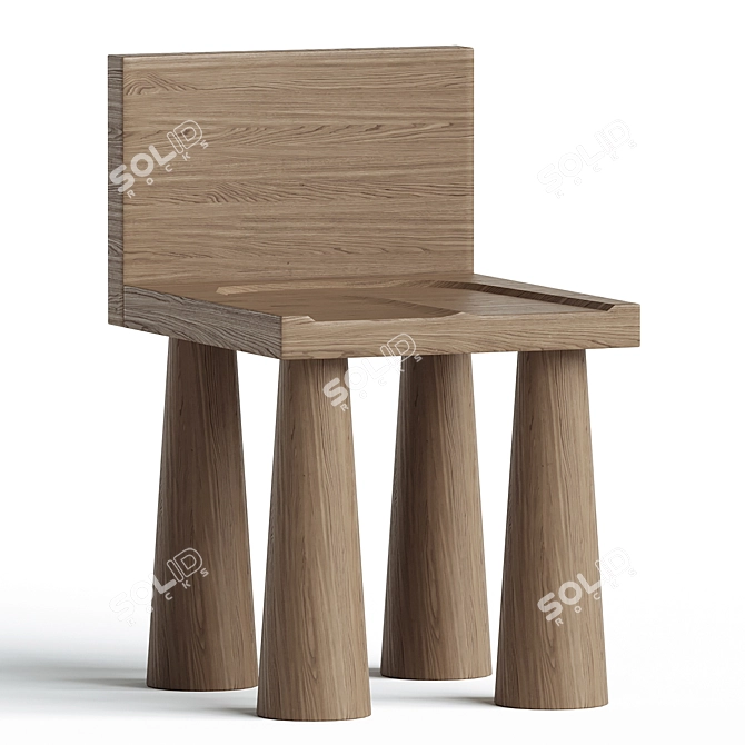 ELe Smart Ergonomic Chair 3D model image 1