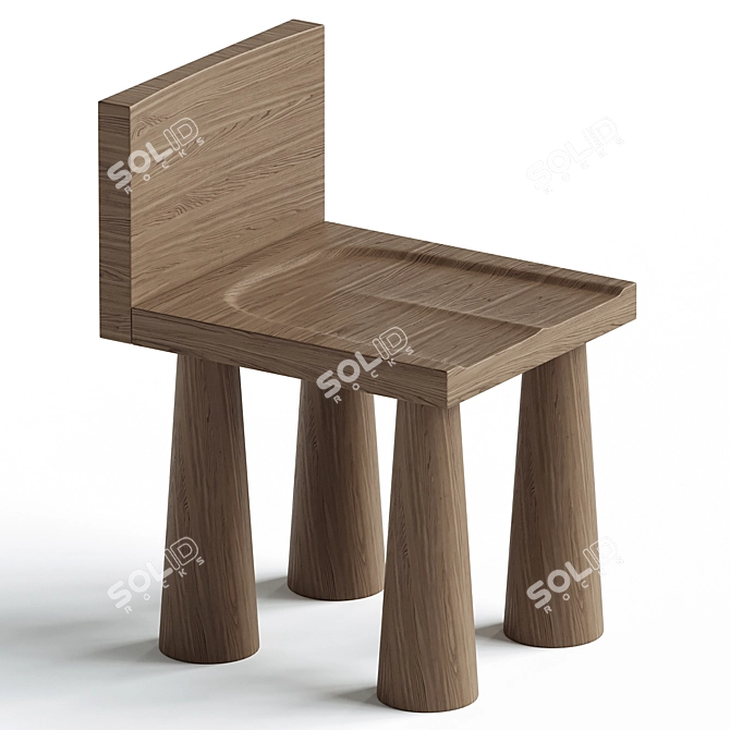 ELe Smart Ergonomic Chair 3D model image 2