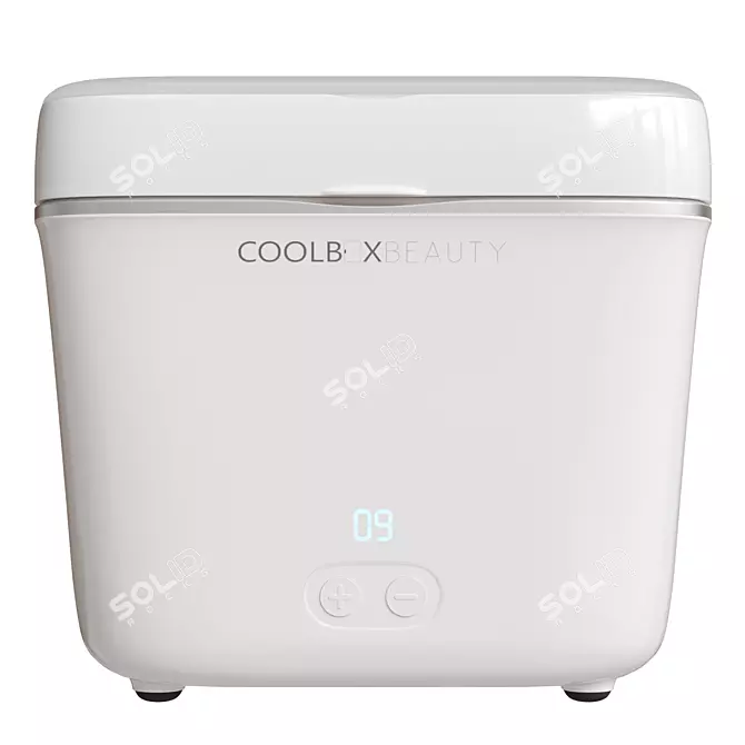 Mini Cosmetic Fridge Cool Box 3D model image 2