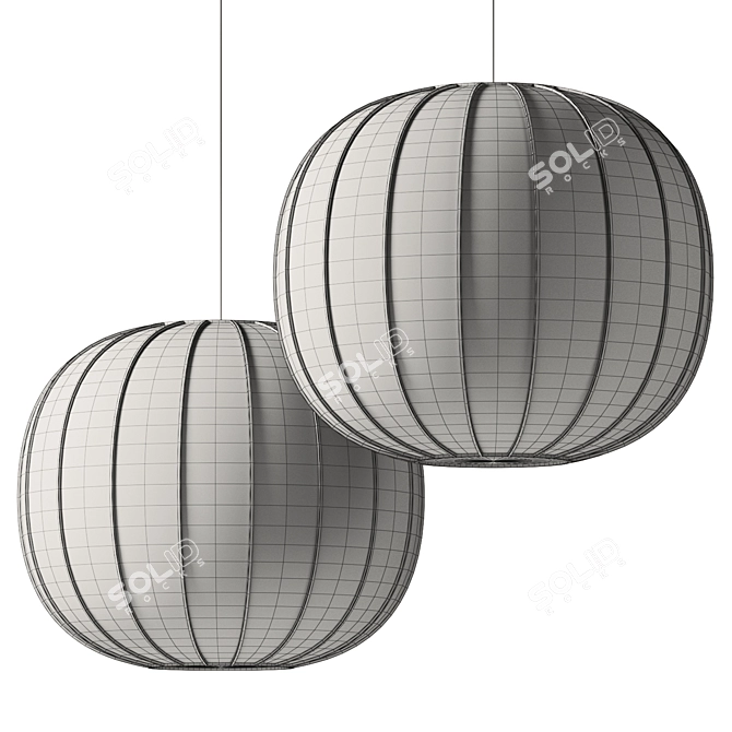 Contemporary Floor Lamp Design Bombori 3D model image 3