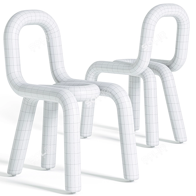 Sleek Modern BOLD Chair Design 3D model image 4