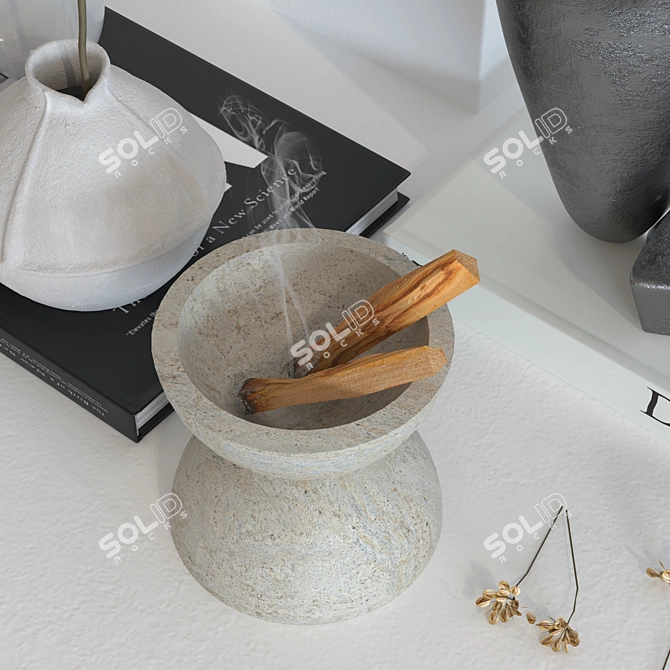 Moor Collection Decorative Table Lamp 3D model image 2