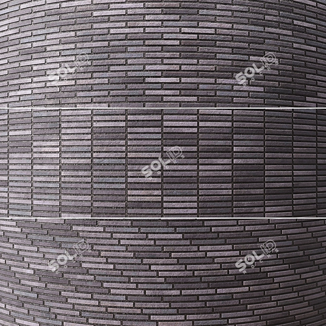 Seamless Brick Texture Set 015 3D model image 3