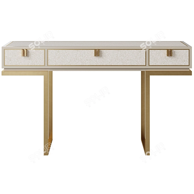 Sleek Deville Console Furniture Piece 3D model image 3