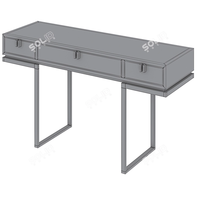 Sleek Deville Console Furniture Piece 3D model image 5