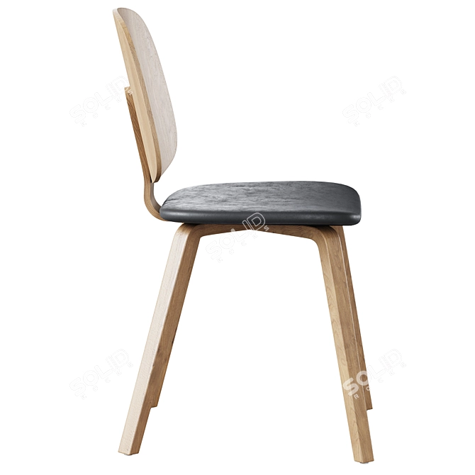 Malme Chair: Modern Elegance Redefined 3D model image 2