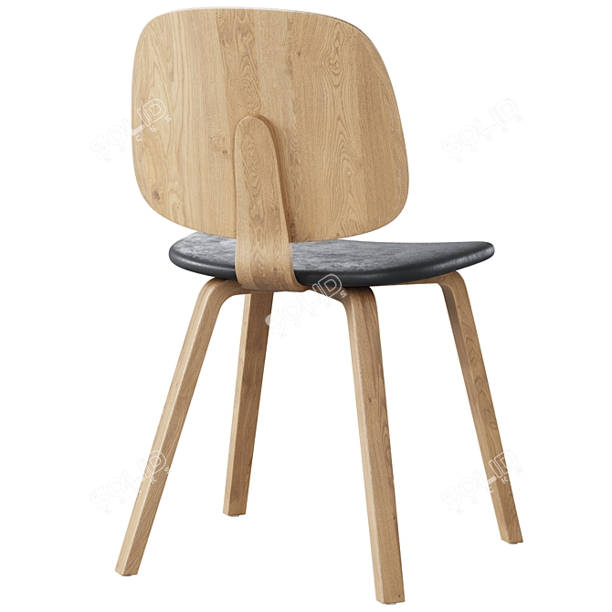 Malme Chair: Modern Elegance Redefined 3D model image 3