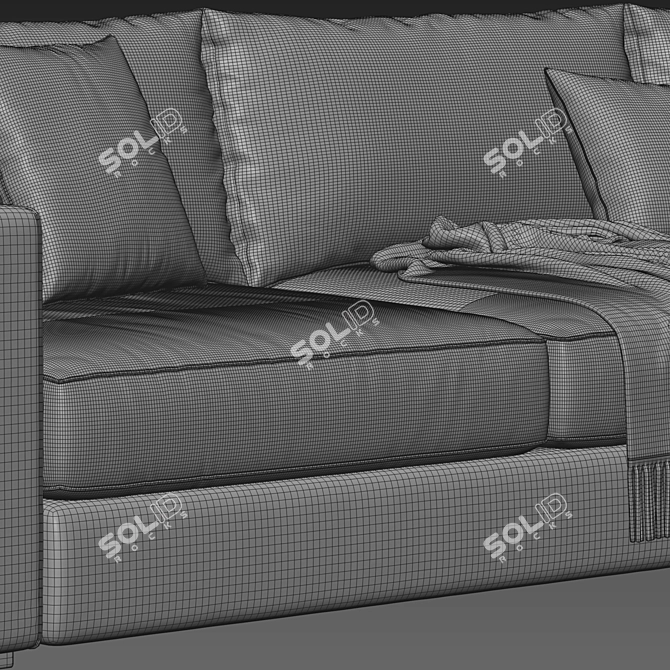 Modern BoConcept Cenova Sofa Design 3D model image 3