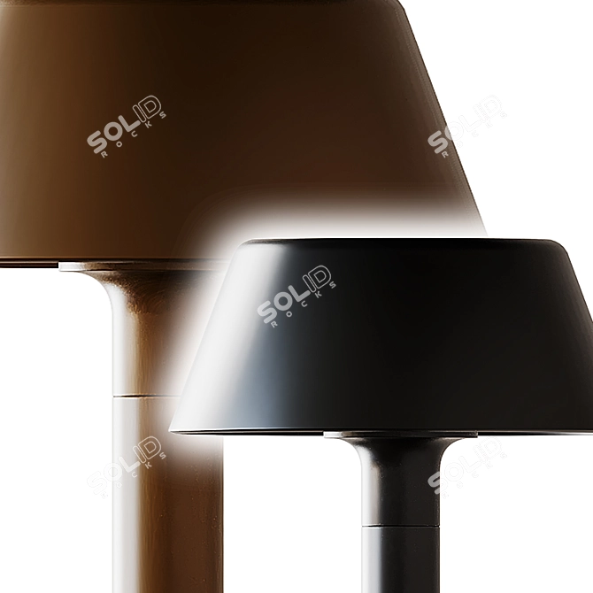 Luminous Sky Panzeri Table Lamp 3D model image 2