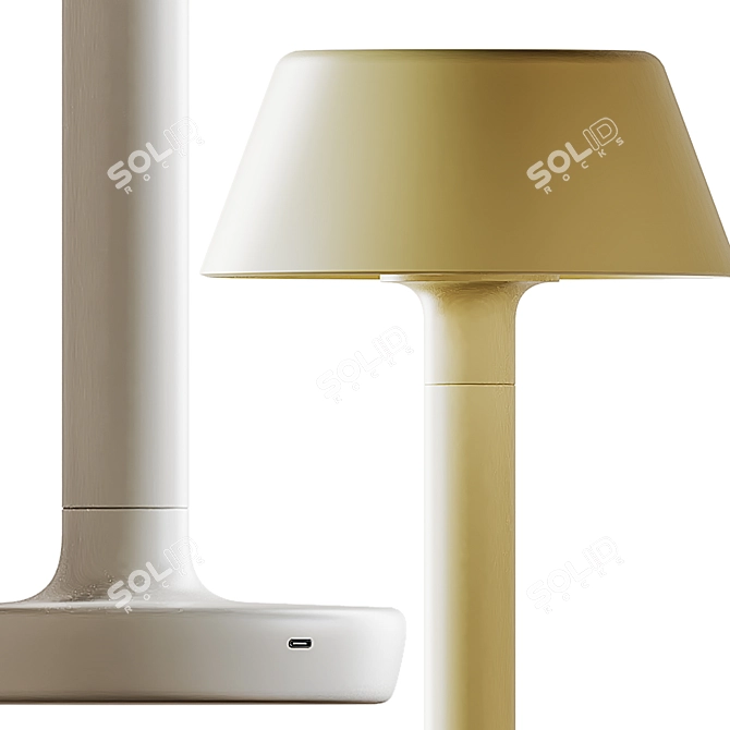 Luminous Sky Panzeri Table Lamp 3D model image 3