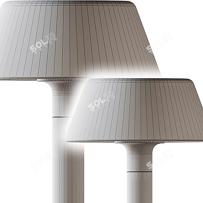 Luminous Sky Panzeri Table Lamp 3D model image 4