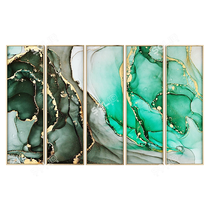 Modern Art Collection 3D model image 3