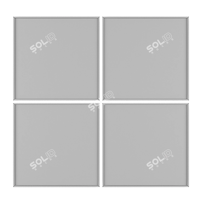 Modern Art Collection 3D model image 5