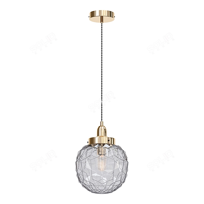 Elegant Alexandra Pendant Light 3D model image 1